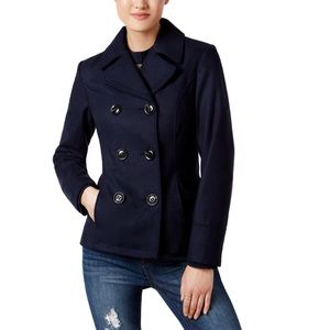 Navy Blue Pea Coat